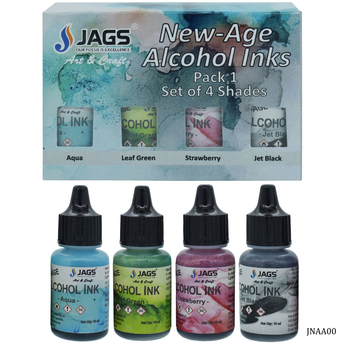 Jags New Age Alcohol Ink Mini Pack Setof4 Jnaa00