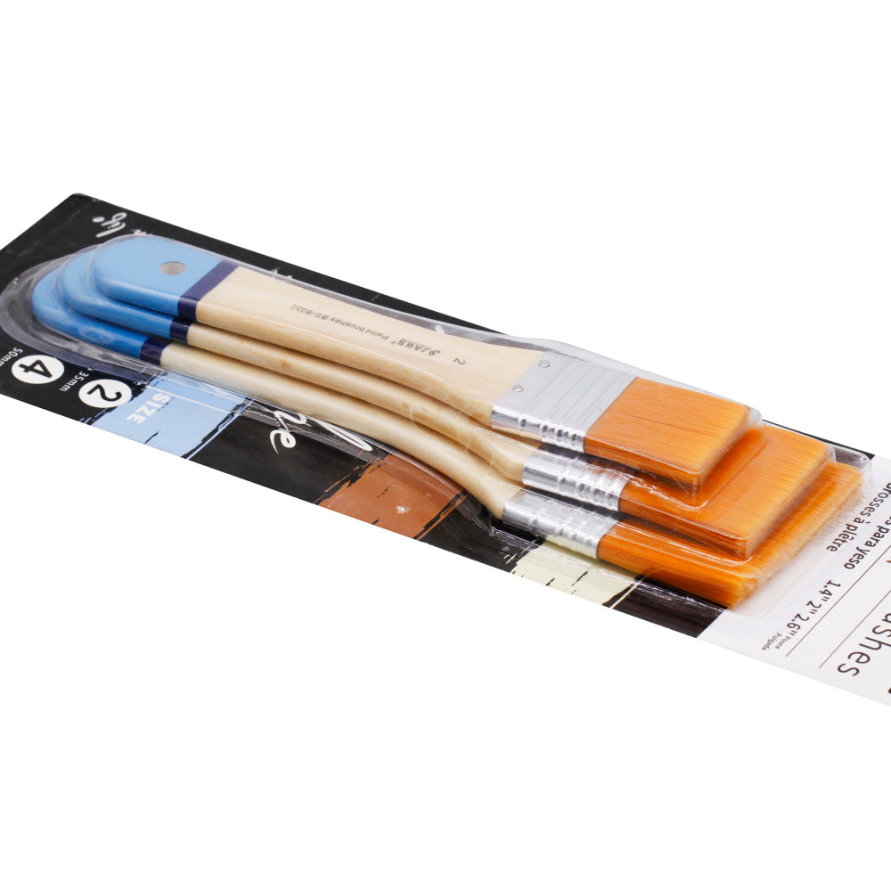 Gesso Paint Brush 3Picsset Synth Hair Lig 35 50 65Mm Bs-8032