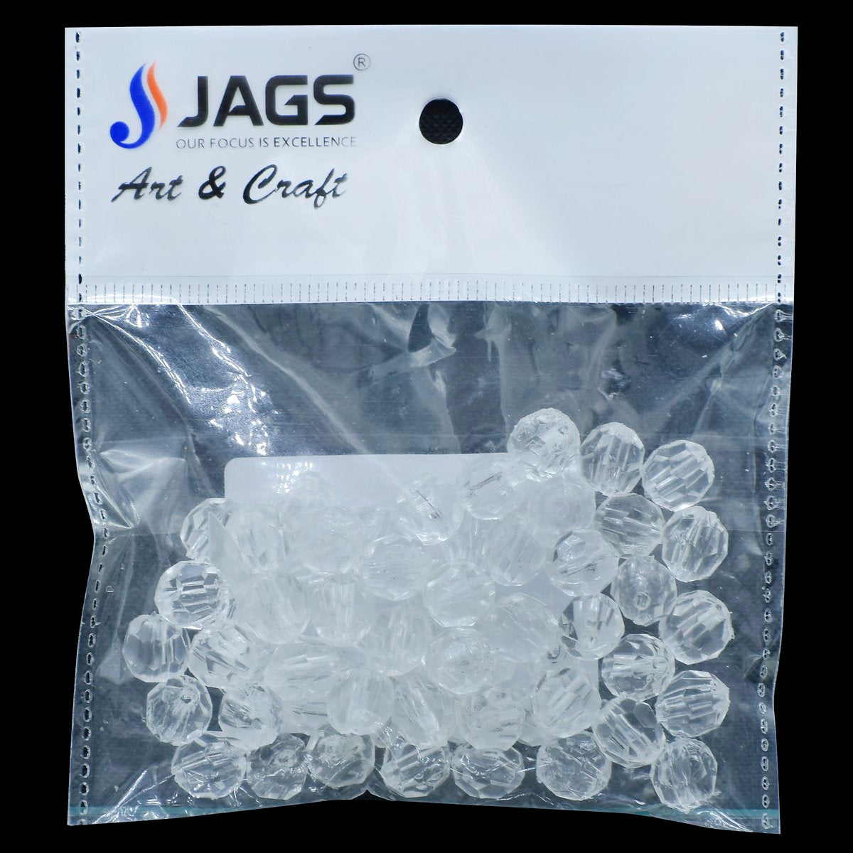 Jags Craft Crystal Beads 25Gm 10Mm Jccb02