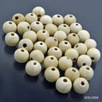 Jags Wooden Beads 12Mm 20Gm Wb12Mm