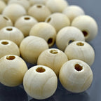 Jags Wooden Beads 12Mm 20Gm Wb12Mm