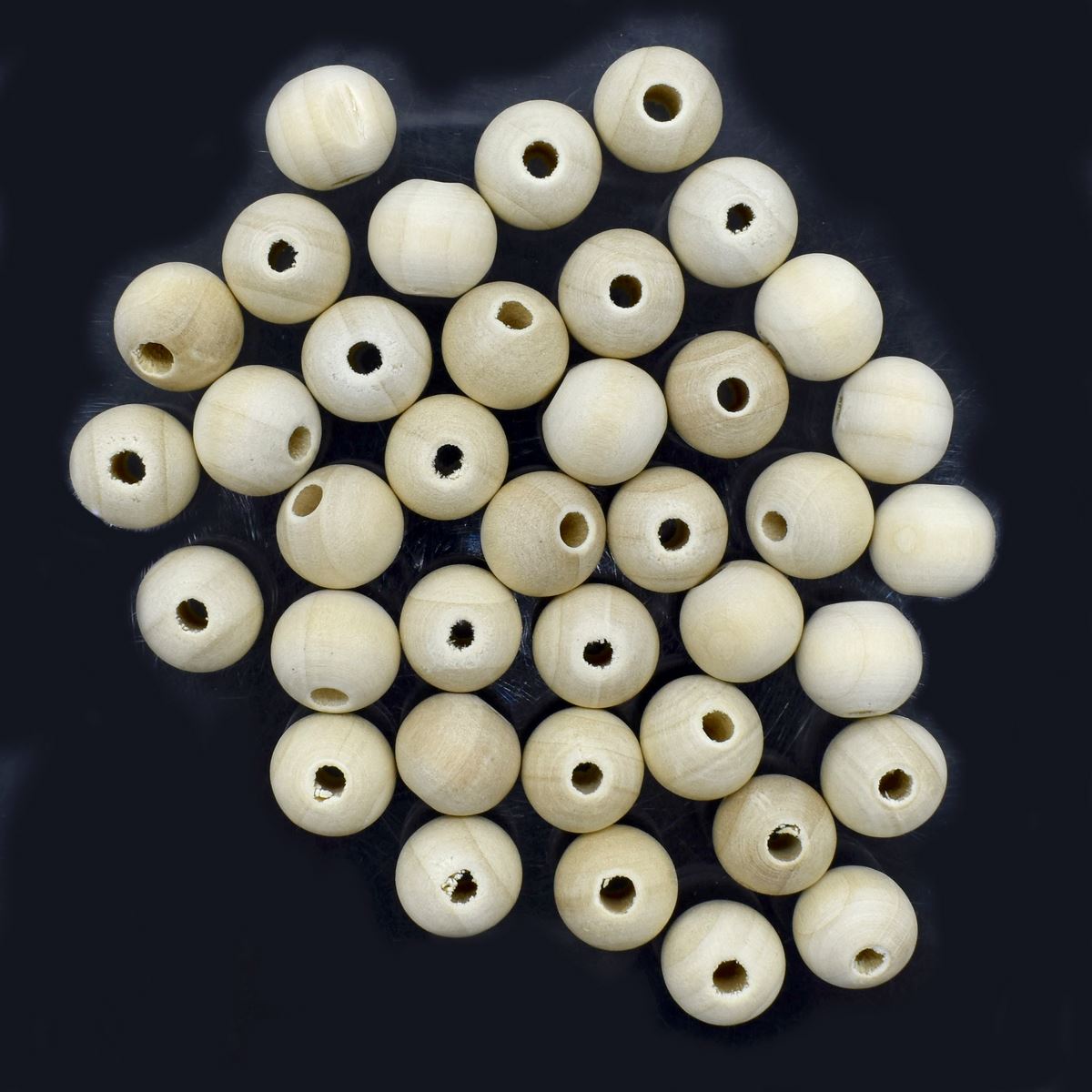 Jags Wooden Beads 12Mm 20Gm Wb12Mm