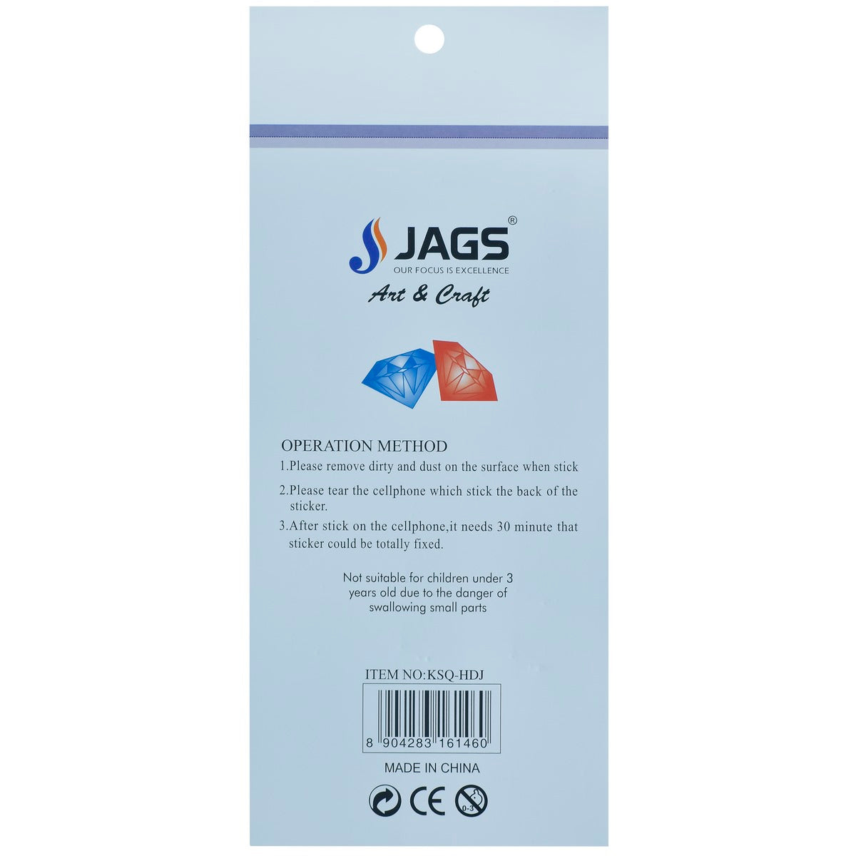 Jags Gem Stones Sticker Big Bow Multicolour Ksq-Hdj