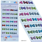 Jags Gem Stones Sticker Bow Multicolour Cxm-015-D