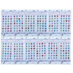 Jags Gem Stones Sticker Flower Multicolour Cxm-015-E