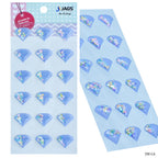 Jags Sticker Heart With Sequins Shape Zw-Ca