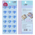 Jags Sticker Heart With Sequins Shape Zw-Ca