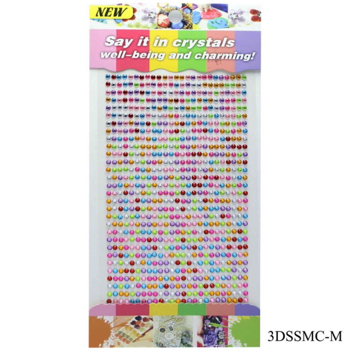 Sticker Diamond Multi 3Dssmc-M