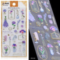 Sticker Transparent Botanical Zw-Bg