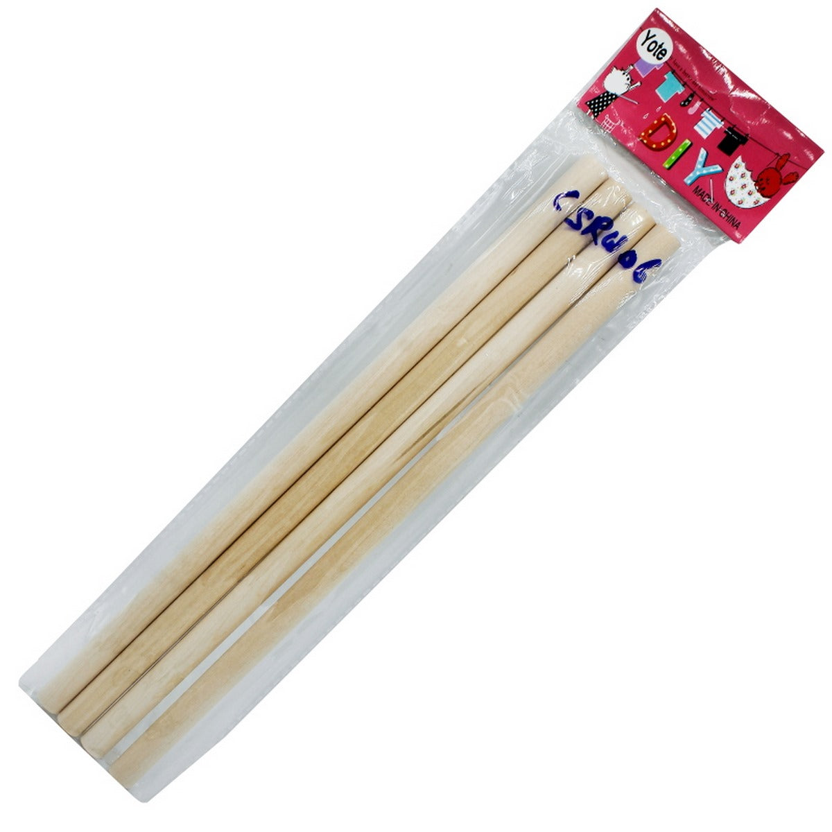Craft Stick Round 12Inch 4Pcs 12Mm Thick Csrw06