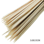 Craft Stick Round Natural 15Cm (90Pcs) 3.0X15Cm