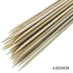 Craft Stick Round Natural 30Cm (47-50Pcs) 4.0X30Cm
