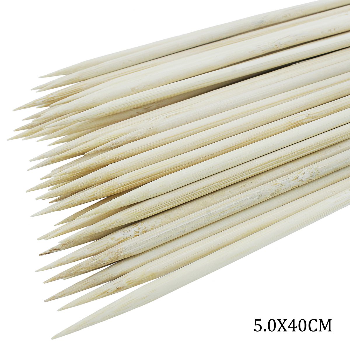 Craft Stick Round Natural 40Cm (47-50Pcs) 5.0X40Cm