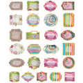 Die Cut & Tags Jags Peacock Collection-1 Dctpc-1