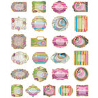 Die Cut & Tags Jags Peacock Collection-1 Dctpc-1