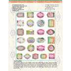 Die Cut & Tags Jags Peacock Collection-1 Dctpc-1