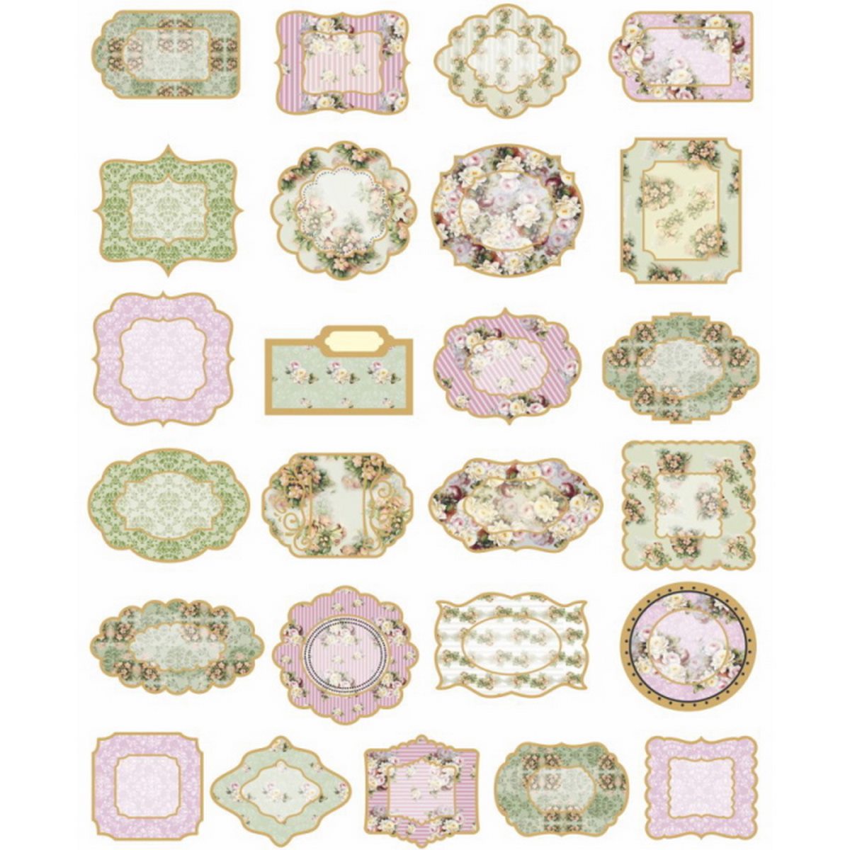 Die Cut & Tags Jags The Flora Seasons-1 Dcttfs-1
