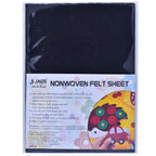 A4 Nonwoven Felt Sheet 3 Mm 1 Pcs Black A4Nf3Mm-1