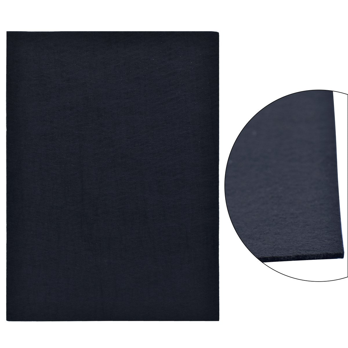A4 Nonwoven Felt Sheet 3 Mm 1 Pcs Black A4Nf3Mm-1