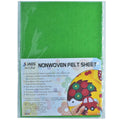 A4 Nonwoven Felt Sheet 3 Mm 1 Pcs Green A4Nf3Mm10