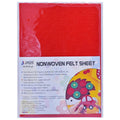 A4 Nonwoven Felt Sheet 3 Mm 1 Pcs Red A4Nf3Mm-3