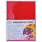 A4 Nonwoven Felt Sheet 3 Mm 1 Pcs Red A4Nf3Mm-3