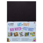 A4 Nonwoven Felt Sheet Dark Brown 108 A4Dbn108