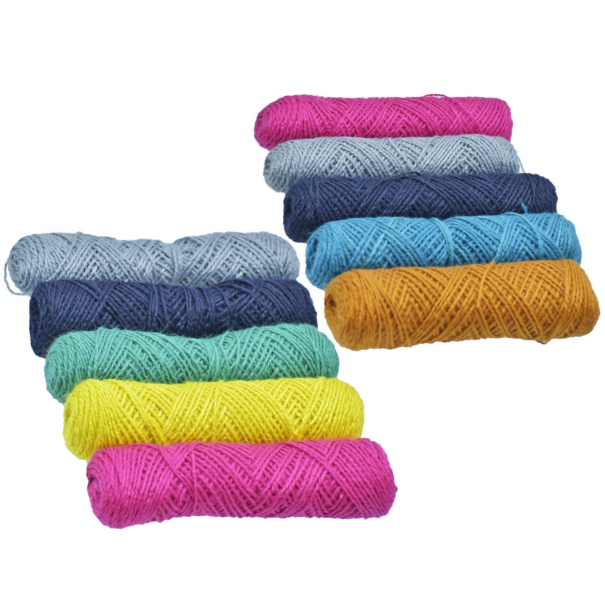 Jags Craft Cotton Rope Colour 10Pcs Jccr01