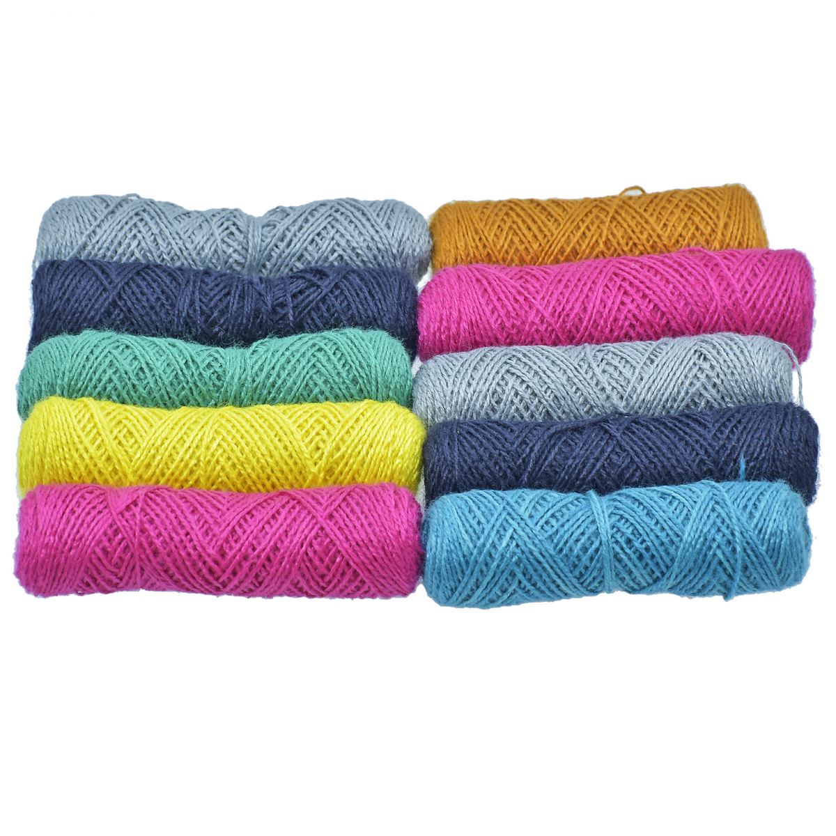 Jags Craft Cotton Rope Colour 10Pcs Jccr01