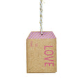 Wooden Luggage Tag Cork Sheet Love 2 Pcs Set Jb-834M