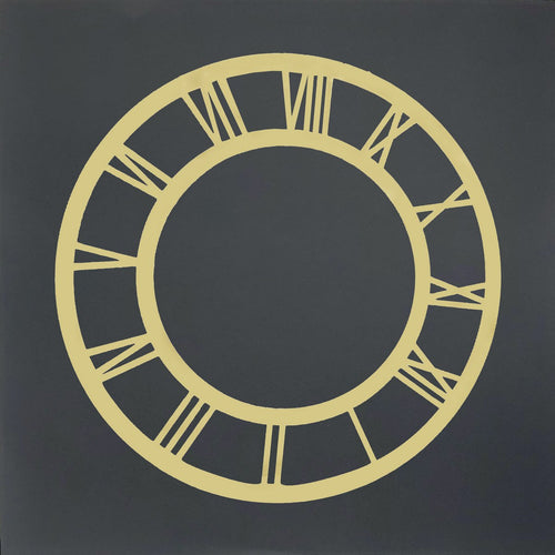 Acrylic Clock Frame Roman Nos Gold 10Inch Acfr100