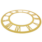 Acrylic Clock Frame Roman Nos Gold 10Inch Acfr100