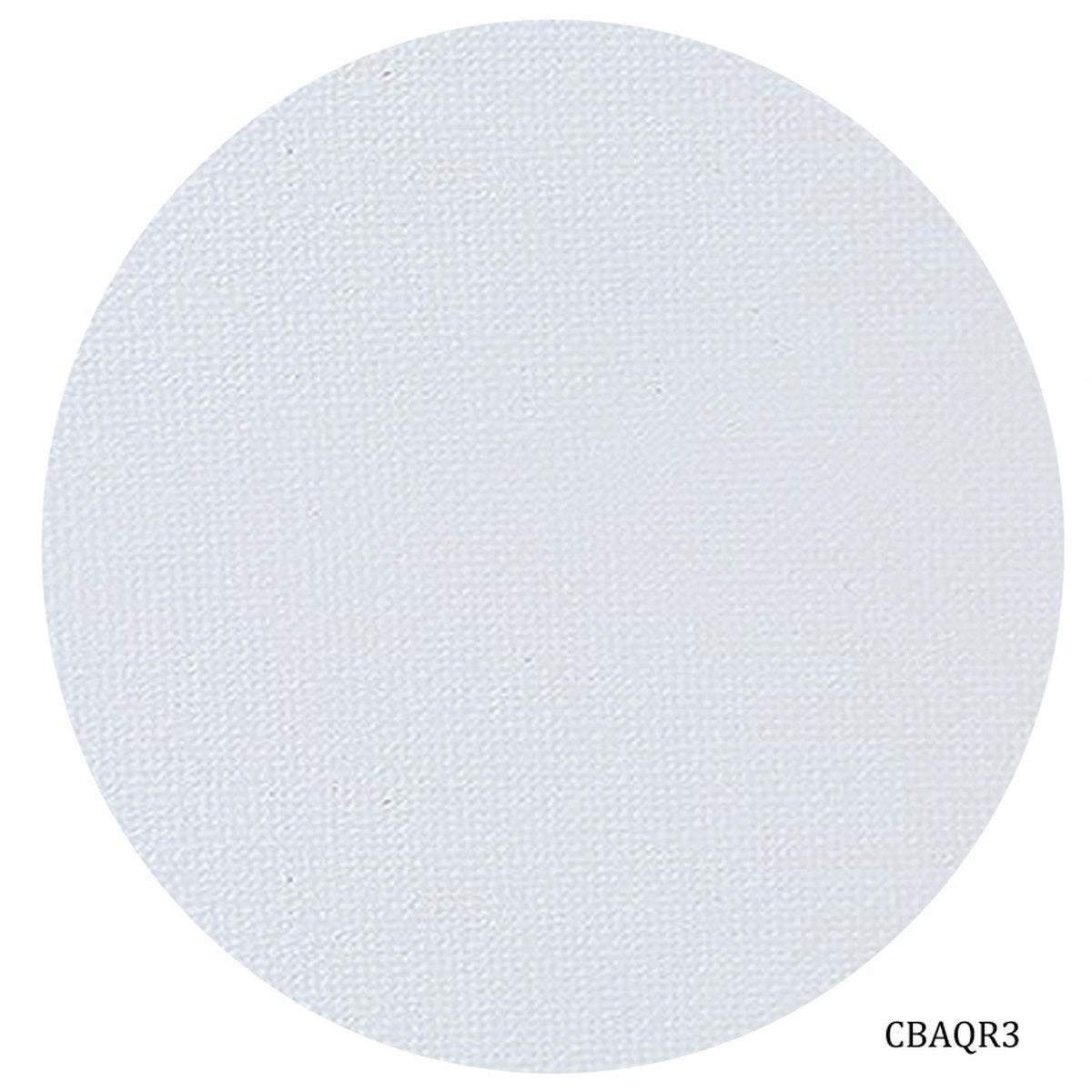 Canvas Board Round Artist Quality White 3Inch Cbaqr3