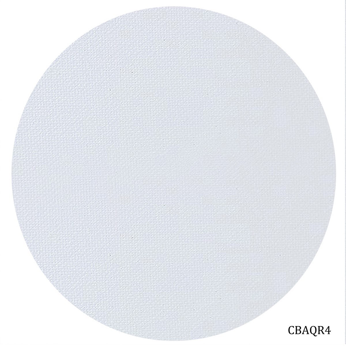 Canvas Board Round Artist Quality White 4Inch Cbaqr4