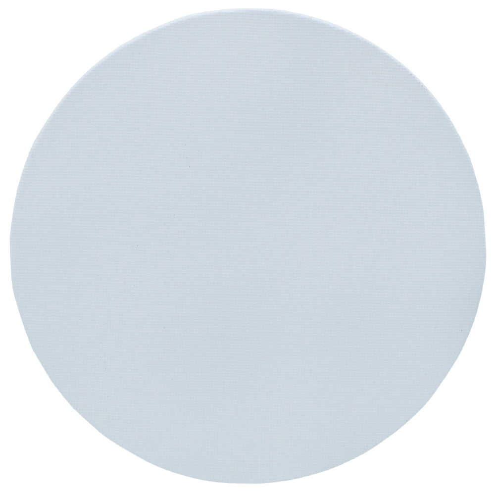 Canvas Board Round Artist Quality White 5 Cbaqr5