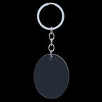 Acrylic Clear Keychain Set Of 5 Pcs With Ring Akso00