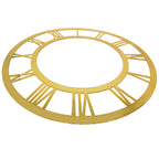 Acrylic Clock Frame Roman Nos Gold 12Inch Acfr120
