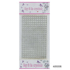 Sticker Pearl Silver Twinkle Jewel Seal 6Dsssr
