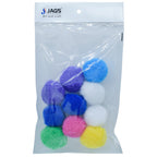 Craft Pom Pom Ball Big 4Cm 10 Pics Cpbb01