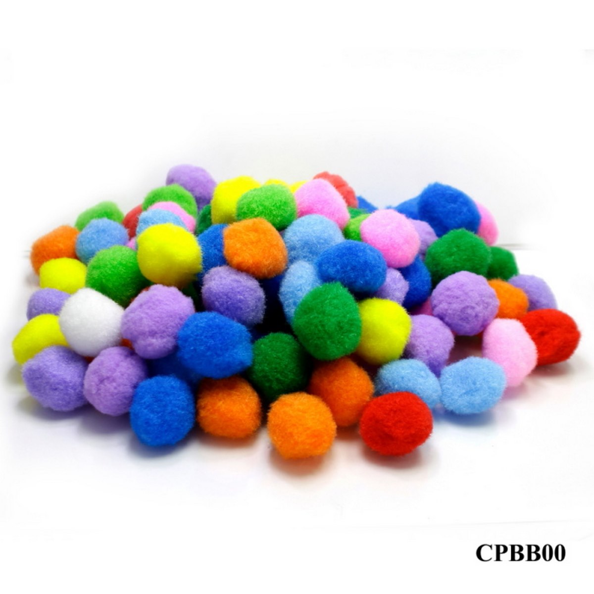 Craft Pom Pom Ball Big 3Cm 25 Pics Cpbb00