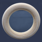 Round Wooden Ring 40Mm 6Pcs Set Rwr40Mm