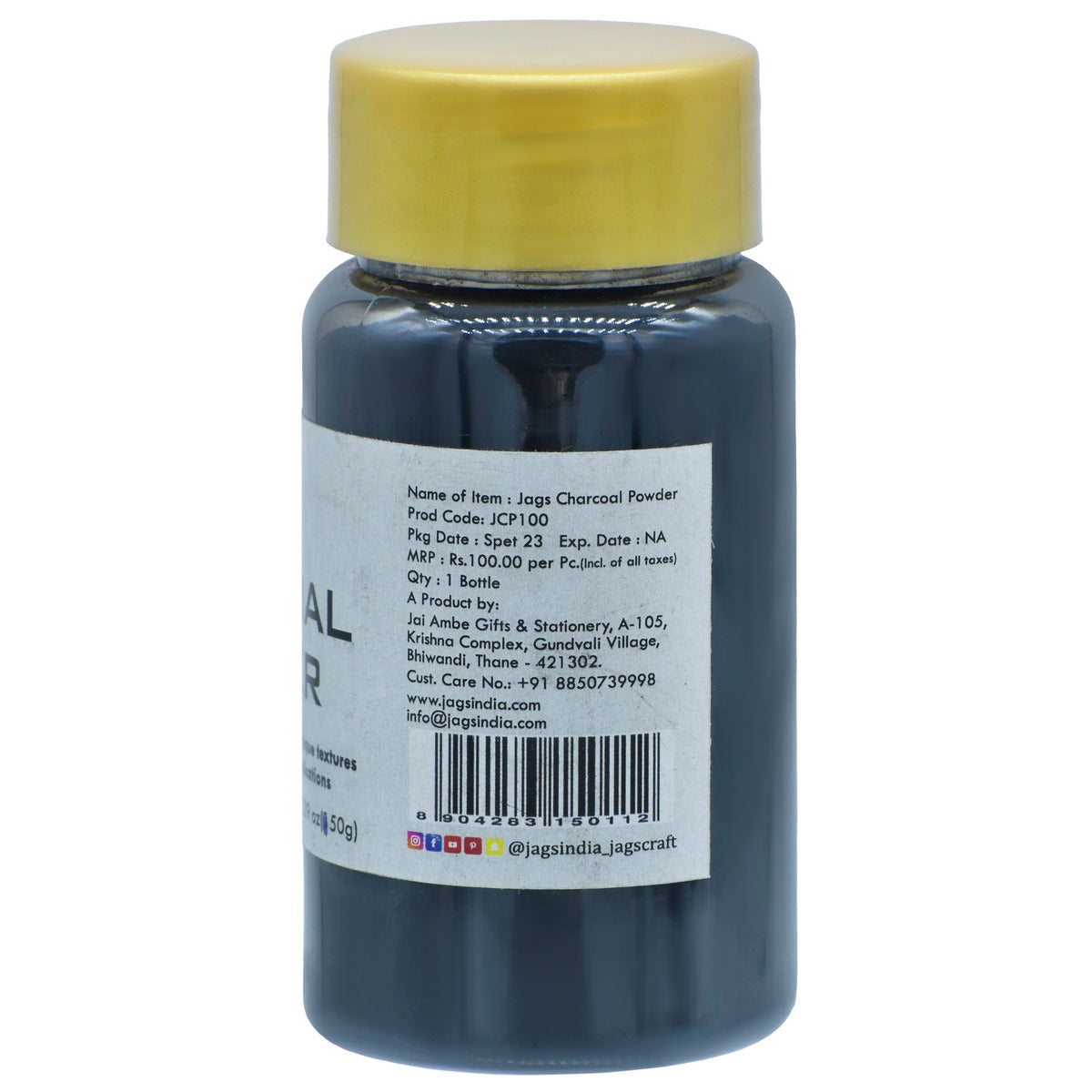 Jags Charcoal Powder 50Gsm Jcp100