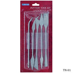 Craft Clay Tool Set 5Pcs Set 2In1 Metal Tn-01