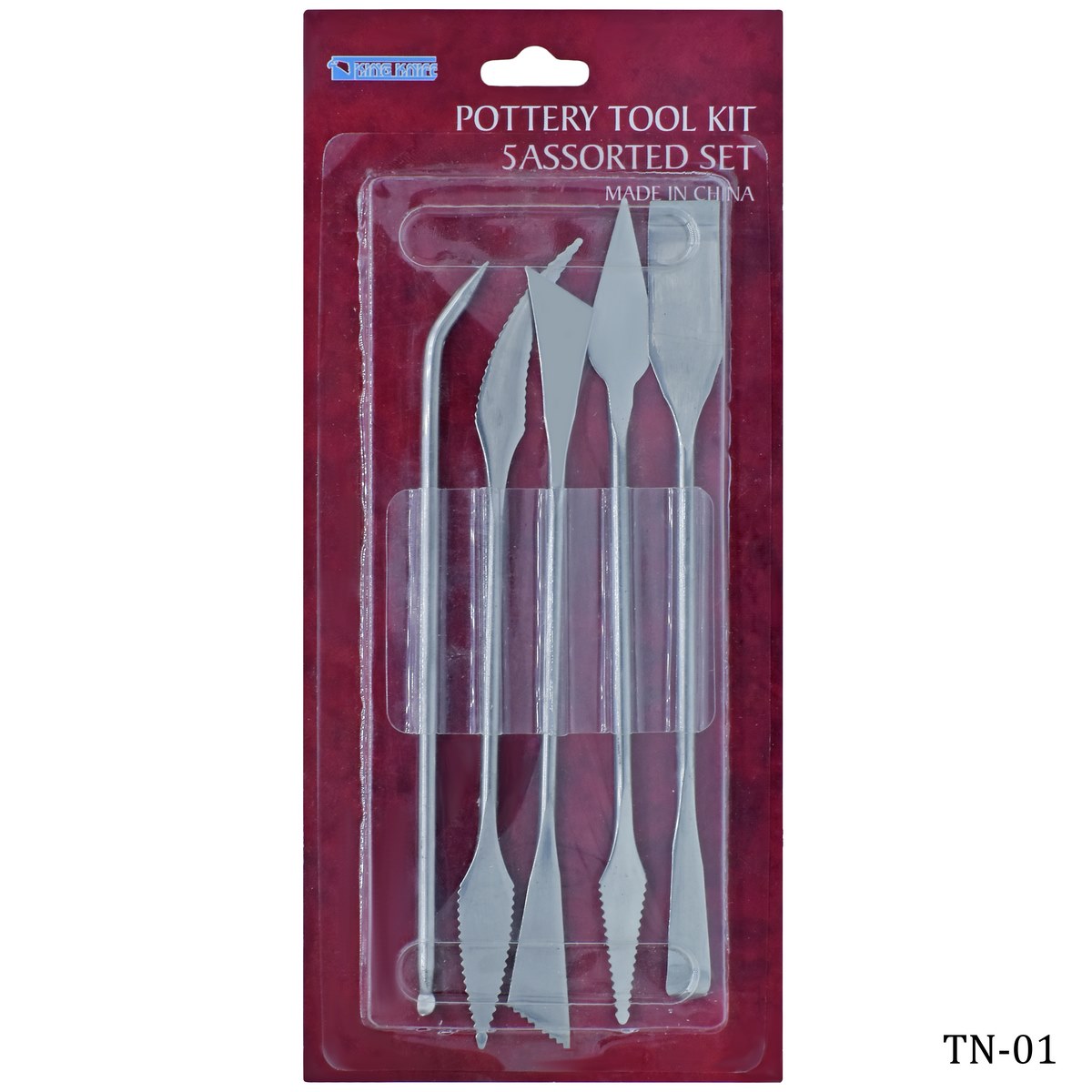 Craft Clay Tool Set 5Pcs Set 2In1 Metal Tn-01