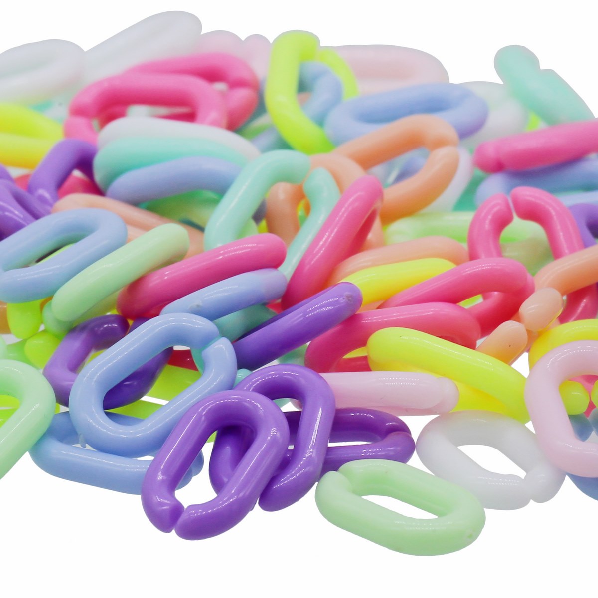 Jags Diy Plastic Chain Basic 25Gsm 9X14Mm Small Jdpc01