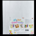 A4 Nonwoven Felt Sheet White A4We101