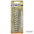 Book Ring 25Mm Jags 12Pcs Jagscr02