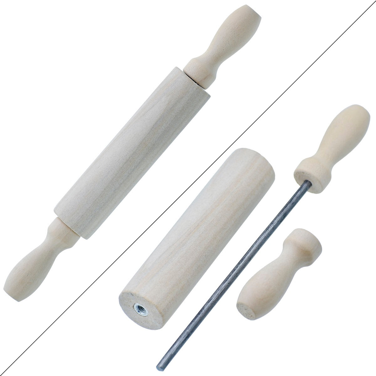 Craft Tool Wooden Roller 20Cm Tn-104B