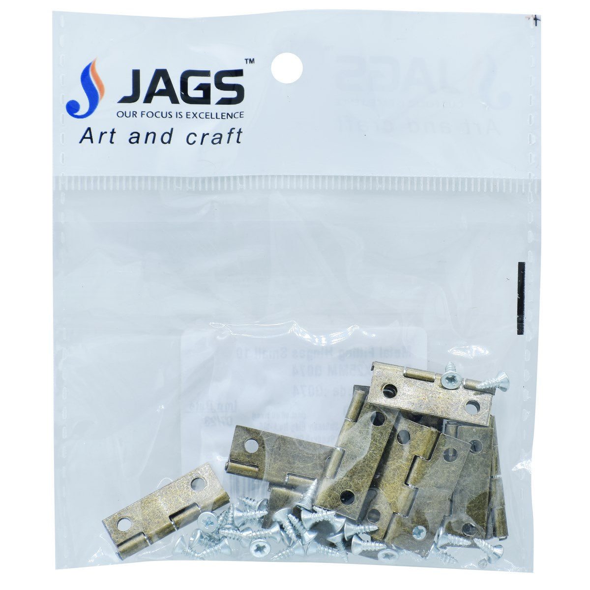 Metal Fitting Hinges Small 10 Pcs 16X25Mm G074