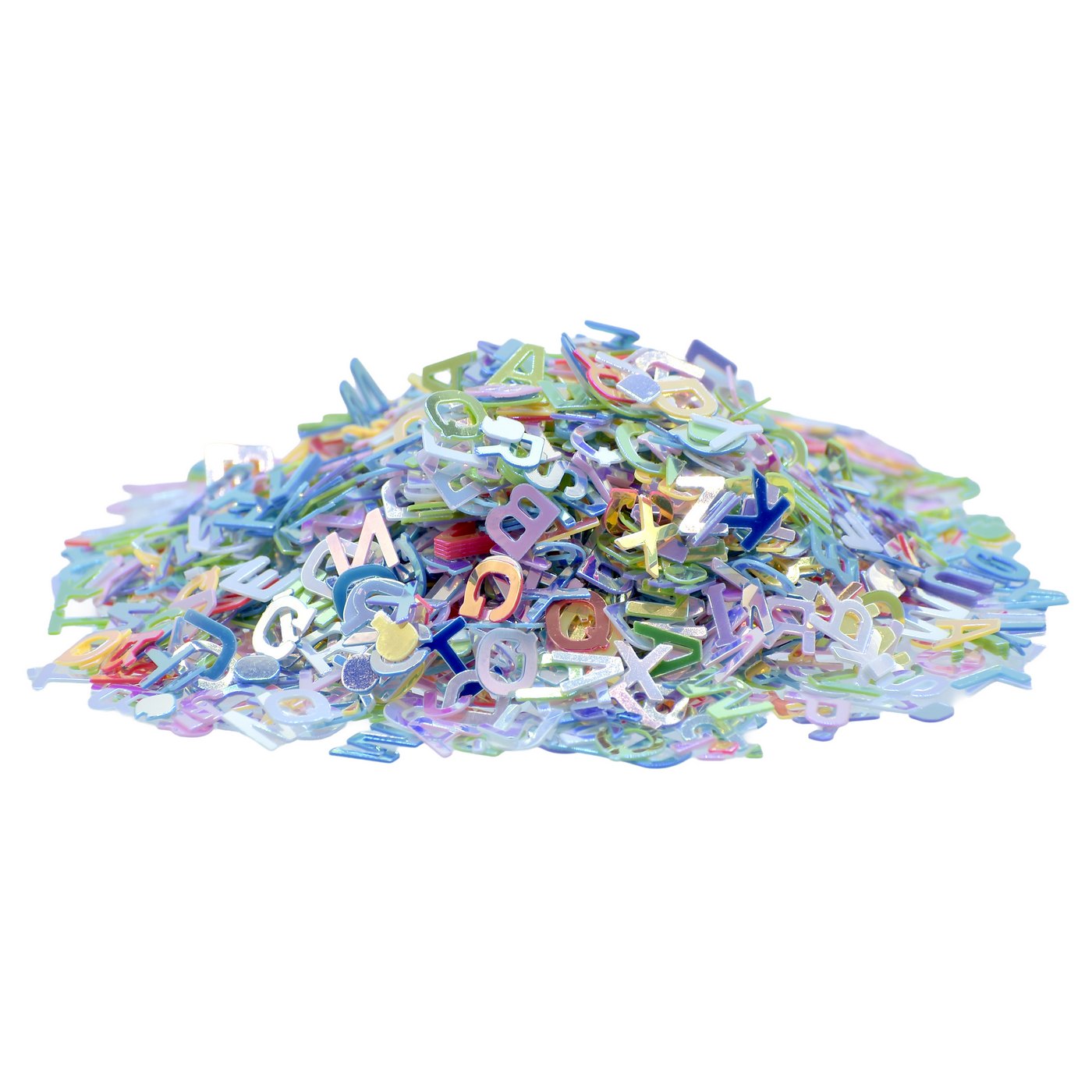 Jags Craft Sequins Multi Colour 20Gms Alphabet 6Mm Jdsm19